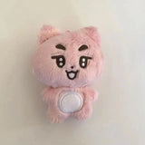 5pcs TXT Dolls Kpop Cartoon Soobin Beomgyu Same Plush Keyrings Q Styles Tutu Bar Two-Bar Doll Keychain Rings Bag Pendants