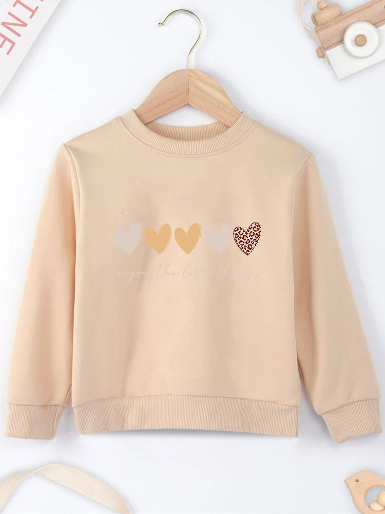 Fashion Kids Comfy Sweater Four Seasons Outdoor O Neck Dropship Y2K Minimalist Print Hot Sell Products New Cute Baby Sweatshirt