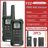 2PCS Baofeng F22 Walkie Talkie Portable Mini Communication Radio Profesional PMR446 /FRS Talkie Walkies Transceiver Radio