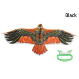 1.1m Eagle Kite With 30 Meter Kite Line Large Plane Eagle Flying Bird Kites Children Best Gift Family Trips Garden Outdoor Sport