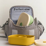 Baby Food Storage Silicone Lunch Box For Babies Kids Bento Box Portable Baby Food Storage Container BPA Free Stuff For Babies