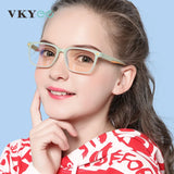 VICKY TR Classic Square Children‘s Sweet Candy Colored  Anti-blue Light Glasses Myopia Hyperopia Customizable Prescription 5101