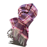 High Quality 100% Wool Scarf Female Fashion Classic Soft Cashmere Muffler Women Warm Thermal Shawl Outside Autumn Winter