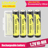 4PCS LiitoKala AAA 1000MAH/AA 2600MAH NiMH 1.2V Rechargeable Battery Suitable for Toys Mice,with 1PC AAA/AA Battery Holder