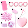 Eyelash Extension Supplies Set Glue Rings Tape Cutter Scissor Forehead Sticker Mirror Glue Storage Tank Makeup Accessories Tools