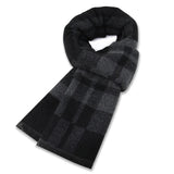 High Quality Men Scarf Autumn Winter Plaid Knitted Wool Muffler Male Business Classic Thick Warm Shawl Gentlemen Chrismas Gift