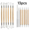 Pottery Clay Sculpting Tools Kit 8-61 Pcs/Set, Ceramic Wax Clays Carving Tools for Art Craft Pottery Sculpting Modeling Tool Set