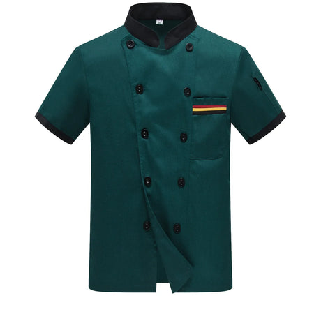 Professional Short Sleeve Chef Jacket for Food Service Industry