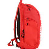 Wilson Super Tour Tennis Backpack Red Insulation Pocket Minimalist Design Racket Sport Two-toned Tennis Bag Max Hold 2 Racquets