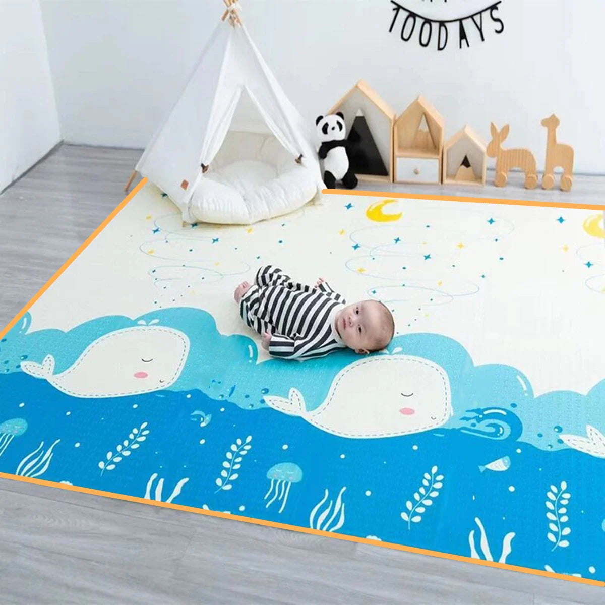 Thicken 1/0.5cm Baby Play Mat Non-Toxic Educational Children's Carpets in The Nursery Climbing Pad Kids Rug Activitys Games Toys