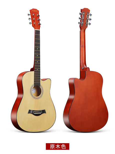 VZb 38-inch folk acoustic guitar beginners practice guitar and popular guitar