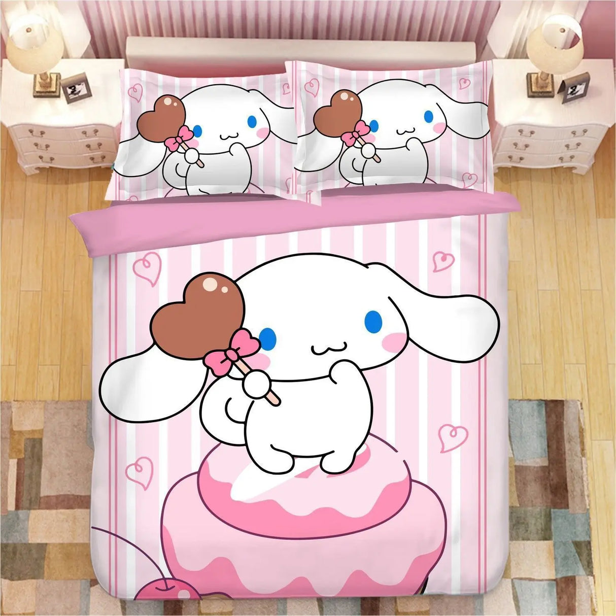 Keeppley Cinnamorolls Animation Derivatives Bedding Sets Australia /Europe/USA Full Queen King Size Quilt Duvet Cover