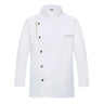 White chef jacket long sleeve chef coat T-shirt Hotel chef uniform restaurant chef coat Bakery Breathable Cooking clothes logo