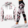 2024 Disney Hello Kitty 3D Kitty Cat Hoodie Women's Hoodie Suit Yoga Pants Sweatpants Fashion Sports Suit