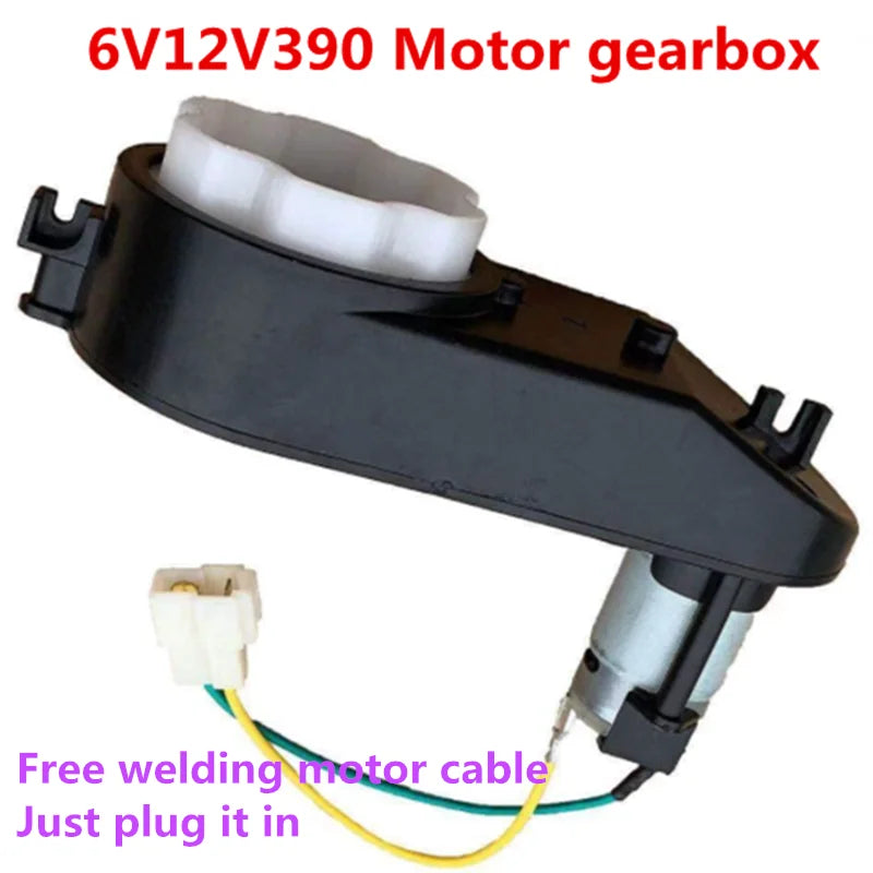 6V12V390 Electric Gearbox Motor Gear Box For Children Kids Ride-On Car Bike Toy Accessories Replacement Motor