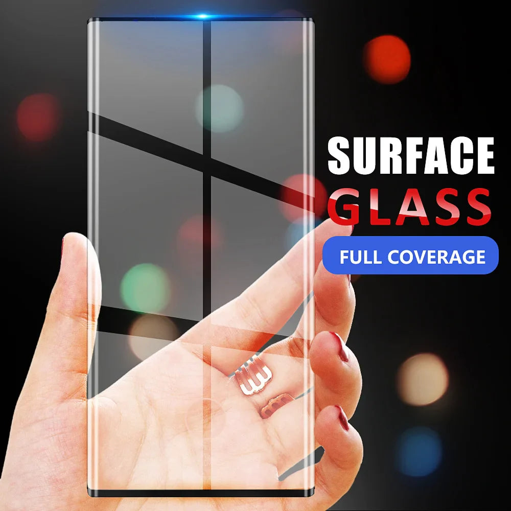 2pcs Full Cover Tempered Glass For Samsung Galaxy S22 Ultra S23 S21 S20 Ultra Plus S8 Plus Note 20 Ultra Screen Protector Glass