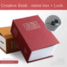 Booksafe Savings Bank Piggy Bank Lock & Key Safe Simulated Book Safe Safe Diversion Metal Box Dictionary Hollow Book