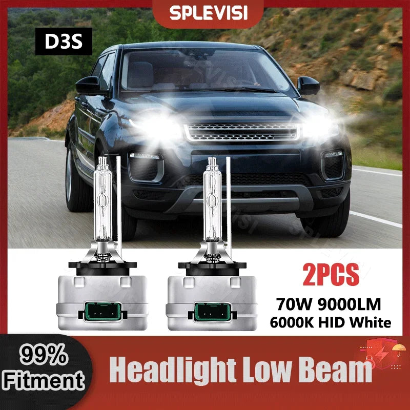 Plug And Play D3S Car Headlight Low Beam Xenon Light Bulbs For Land Rover Range Rover Evoque 2011 2012 2013 2014 2015 2016 2017