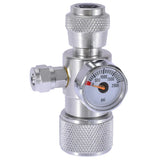 Aluminium Alloy CO2 Aquarium Moss Plant Fish Single Pressure Gauge Regulator Manometer Equipment Aquarium Accessories