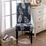 Printed Chair Cover Elastic Seat Chair Slipcovers Removable Washable Stretch Banquet Hotel Dining Room Arm Office Chair Cover