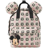 Full-printed Mickey Cute Baby Girls' Bag Fashion Cute Children Backpack Disney Cartoon Schoolbag Kids Double Shoulder Bag