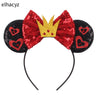 10Pcs/Lot New Colors Mouse Ears Headband Women Festival Party Cosplay Hairband Girls Gift Kids DIY Hair Accessories Wholesale