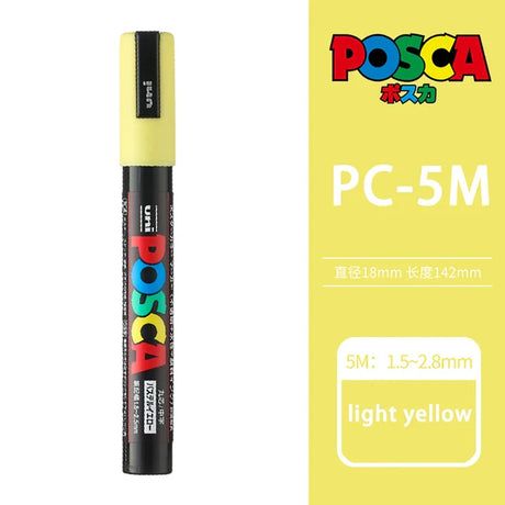 39 Colors Uni Posca PC-5M Paint Marker,1.8-2.5mm Medium Point Acrylic Painting Markers Pens Drawing Graffitti POP Advertising