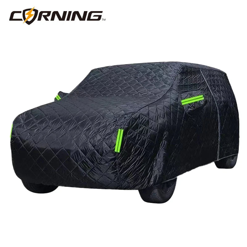 Winter Car Cover Outdoor Cotton Thickened Awning For Car Anti Hail Protection Snow Covers Sunshade Waterproof Dustproof for SUV