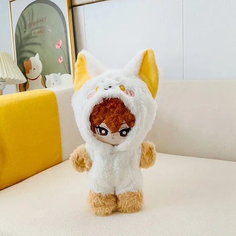 Doll Clothes for 20cm Idol Doll Outfit Accessories Green Dinosaur One-Piece Suit for Super Star Dolls Toys Collection Gift