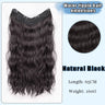 AS-Part Synthetic Clip In Hair Extension Long Thick Curly Natural Blonde Flase Hair Hairpieces For Women Heat Resistant