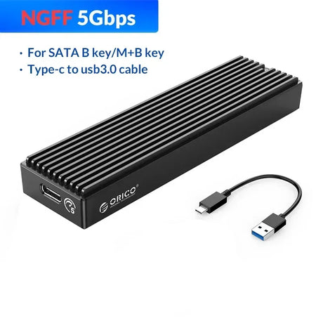 NVMe Enclosure USB C Gen2 10Gbps 20Gbps PCIe SSD Case M2 SATA NGFF 5Gbps SSD Case For 2230/2242/2260/2280 SSD