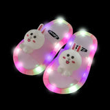 Cartoon Unicorn Animals luminescence Shoes Children’s Boys Girls Slippers Lighted Fashion Cute Shoes Toddler Slippers For Kids