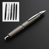 New majohn A1 AK1 Press fountain pen Fish scale pattern EF 0.4MM Nib Metal writing ink pens school supplies office gifts pens