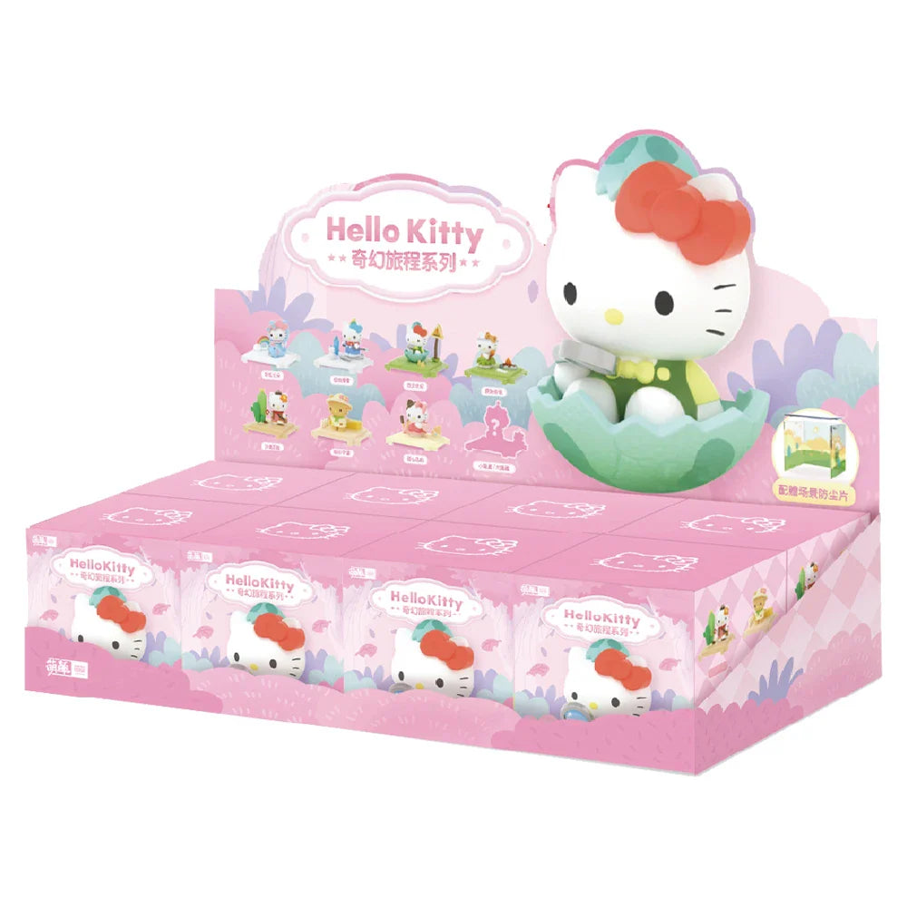 Hello Kitty Blind Box Sanrio Fantasy Journey Cartoon Model Mystery Figurine Toys Anime Figures Kawaii Cute Birthday Girls Gift