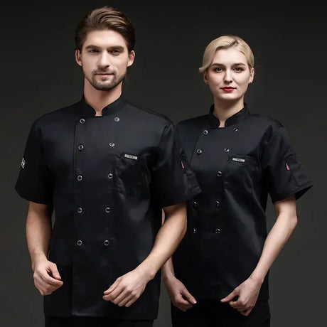 Breathable Mesh Chef Uniform Hotel Restaurant Canteen Kitchen Long-sleeved for Men and Women Ideal