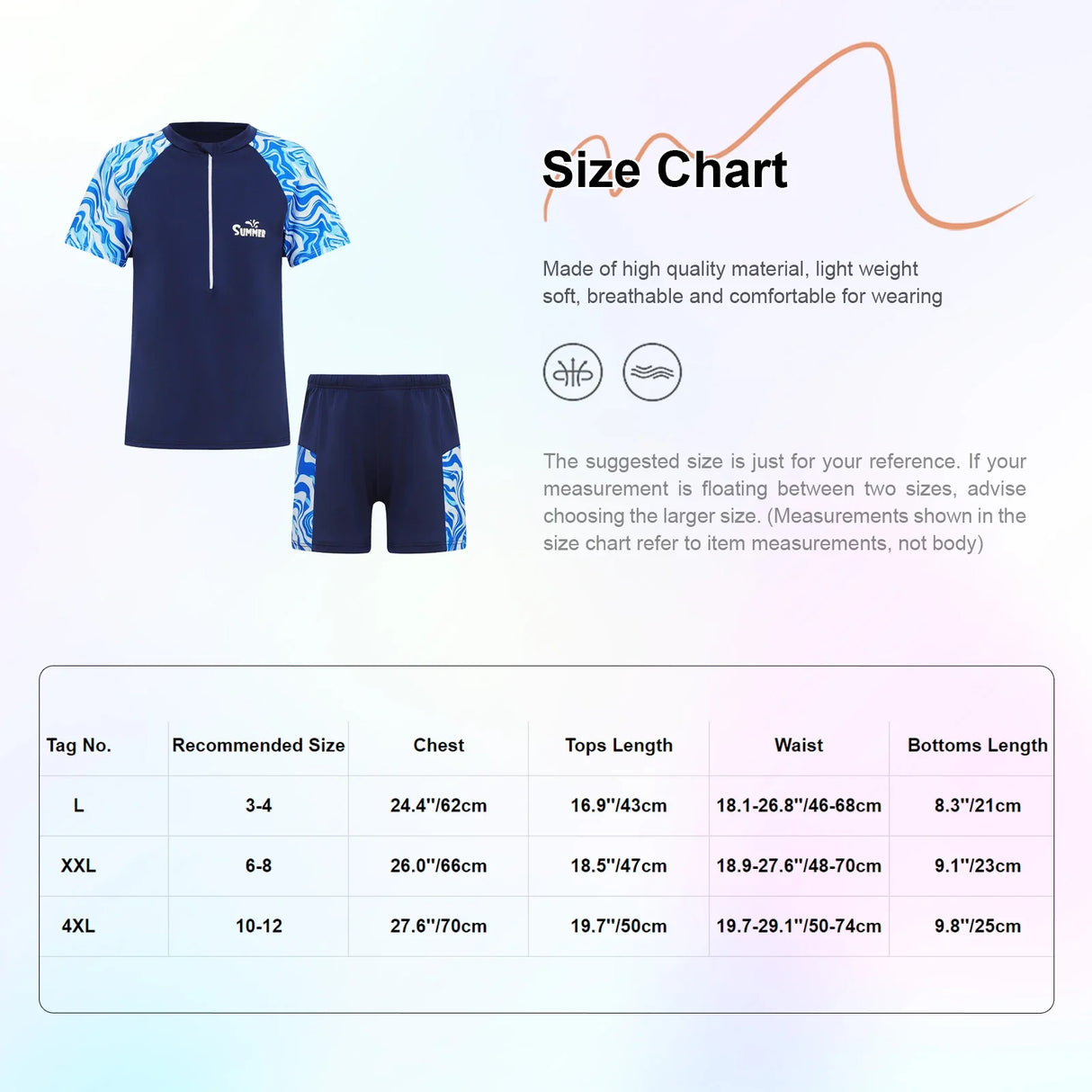 Kids Boys Swimsuit 2 Piece Bathing Suit Short Sleeve Swim Tops and Shorts Trunks Pool Beach Swimwear Water Sport Rash Guard Set