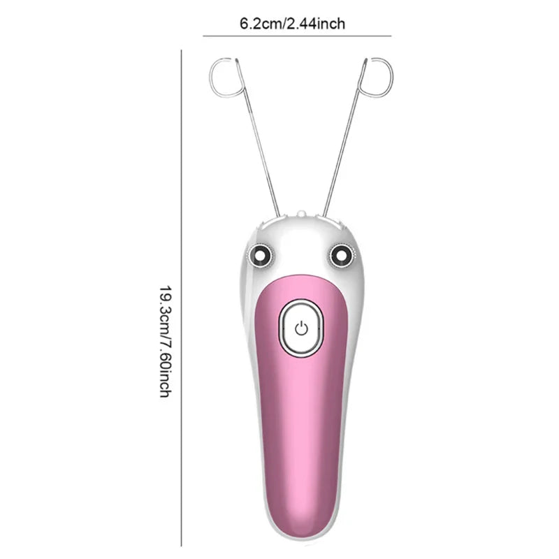 Women Electric Epilator Body Facial Hair Removal Defeatherer Cotton Thread Depilator Beauty Hair Removal Personal Care Appliance