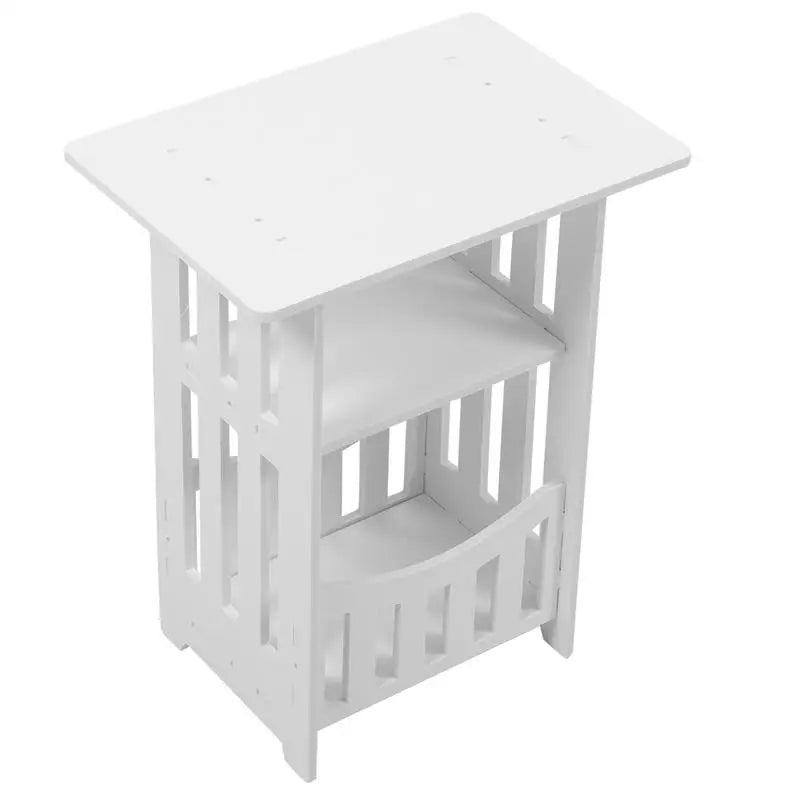 Sofa Side Table Living Room Sofa Side Table Bedroom Nightstand Hollow Bedside Table For Room Household Sofa Side Table White