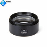 2.0X Barlow Len for Microscope Auxiliary Object Lens Camera Lens for Stereo Zoom Microscope Trinocular Microscope Accessories