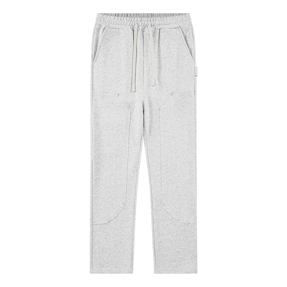 Side Strap button-down Logging Sweatpants Straight Leg Loose Heavy Cotton High Street Slacks