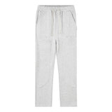 Side Strap button-down Logging Sweatpants Straight Leg Loose Heavy Cotton High Street Slacks