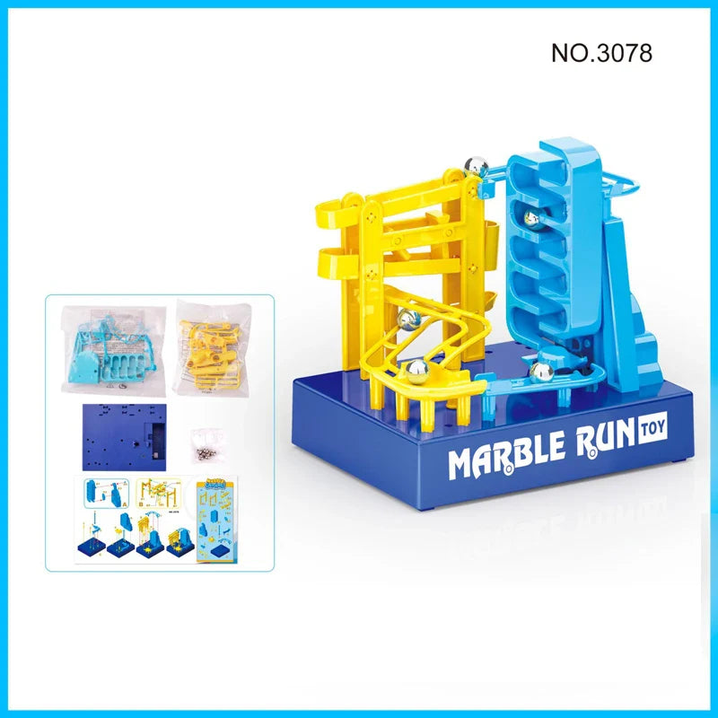 New Building Blocks Electronic Construction Runway Race Track Maze Toy with Music Easy Assembly For Kid Educational Toys