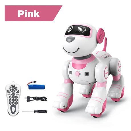 Smart Electronic Animal Pets RC Robot Dog Voice Remote Control Toys Funny Singing Dancing Robot Puppy Children's Birthday Gift