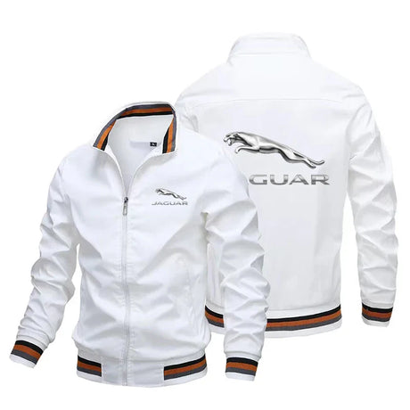 2023 New Trendy Jaguar Car Logo Men's Jacket Casual harajuku Slim Oversized Outdoor Sports Motorcycle Jacket Men Clothing Coats