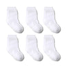 6 Pairs/Lot Fashion Children Socks Grip Crew Socks with Non Slip/Anti Skid Soles for Baby Infants Toddlers Kids Boys Girls 0-7y