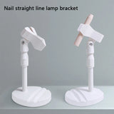 1 Pcs Nail Art Phototherapy Holder Dryer Machine Uv Light Lamp Bracket Rotatable Foldable Mobile Phone Can Be Placed