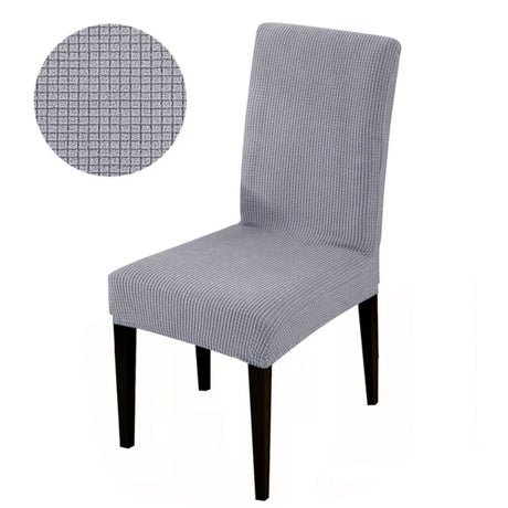 Dining chair Cover For Home Polar Fleece Fabric Chair Cover Stretch Slipcovers Seat Chair Covers Banquet Hotel Dining Room