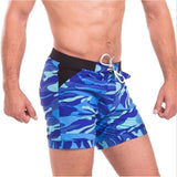 Taddlee Brand Sexy Men's Swimwear Swimsuits Boxer Briefs Trunks Board Shorts Camo Beach Boxer Basic Long Bathing Suits