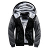 Men's Thicken Jacket Fleece Lining Winter Warm Hooded Coats Mens Windproof Full Zip Down Jackets Casual Outwear Sportswear