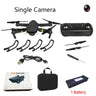 Mini RC Drone With Camera HD Wifi Fpv Photography Foldable Quadcopter Fixed Height Professional Drones E58 Gifts Toys for boys